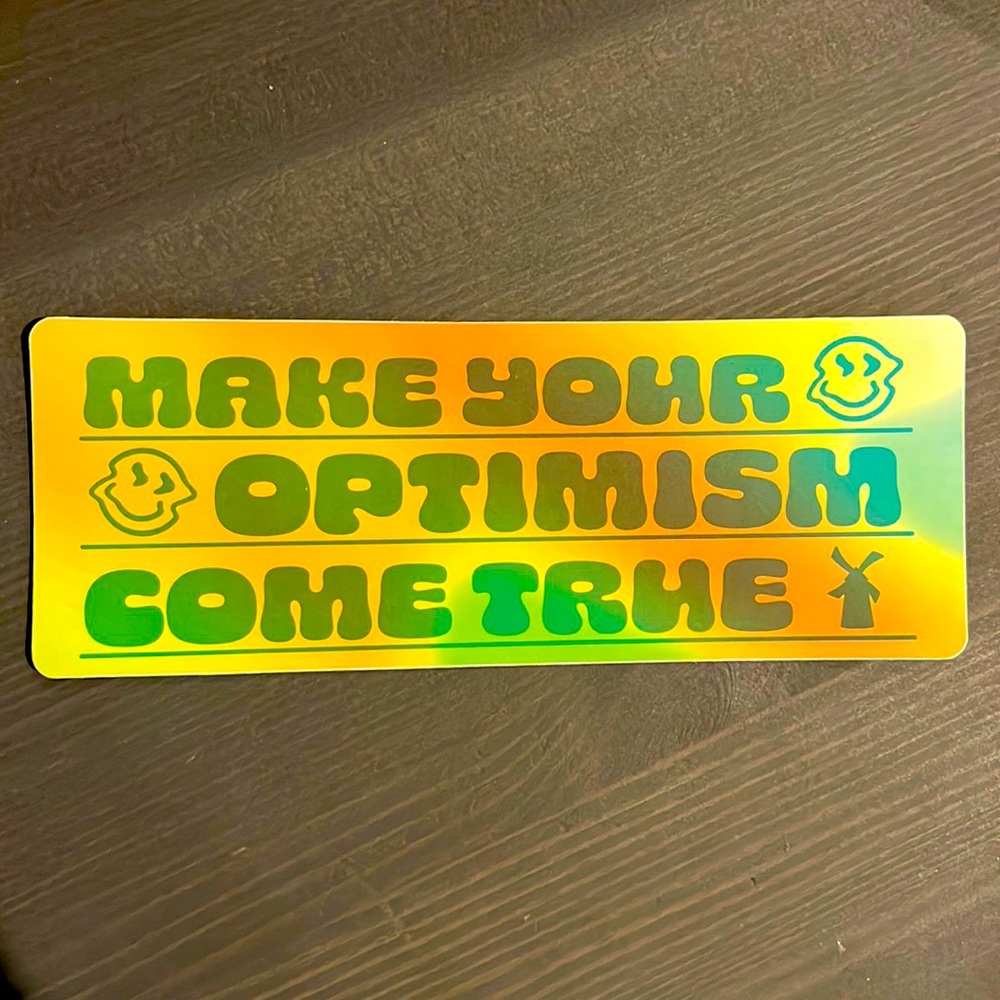 Dutch Bros Sticker - Optimism